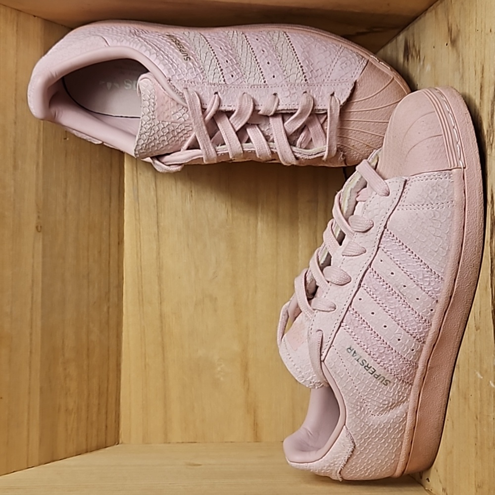 Adidas Superstar Womens Icey Pink Sneakers Shoes Trainers B41506